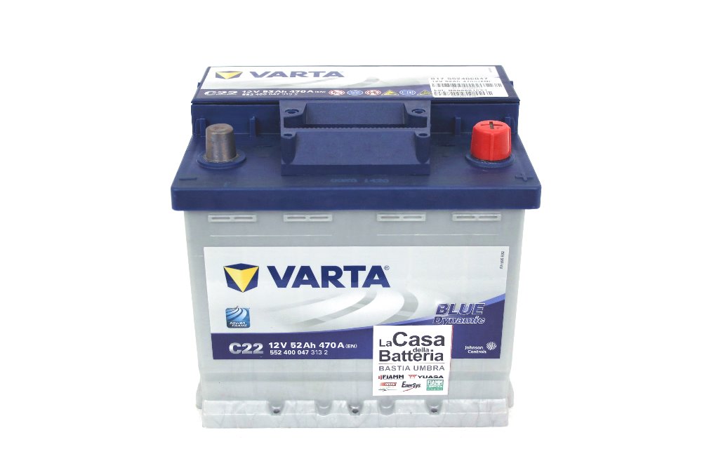 Batterie VARTA C22 Blue Dynamic 52 Ah - 470 A - Norauto