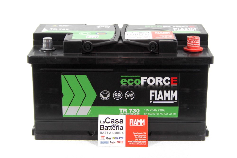 Batterie Fiamm EFB TR730 74Ah/730A FIAMM - Batterie - Démarrage -  Éléctricité