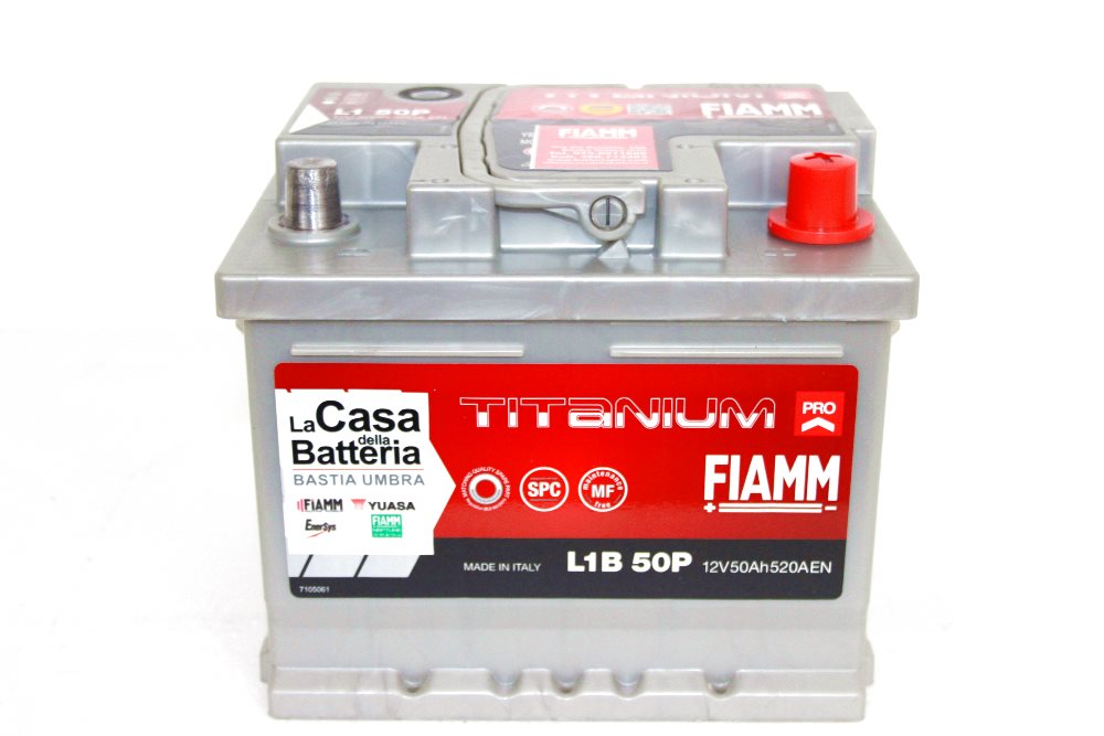Batteria Auto 12V L1B 50AH 520EN 207X175X175 Linea Start&Stop EFB