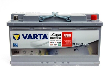 G14 - Batteria Varta 95 Ah 850A con sistema Start & Stop e gel